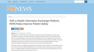 
                            9. With a Health Information Exchange Platform, KHIN Helps Improve ...