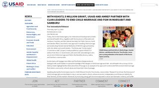 
                            8. With Ksh372.5 Million Grant, USAID and Amref Partner with ...