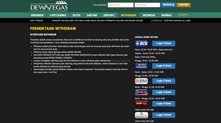 
                            3. Withdraw | Live Casino Online | Agen Casino - dewavegas.org