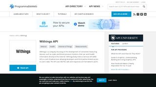 
                            6. Withings API | ProgrammableWeb