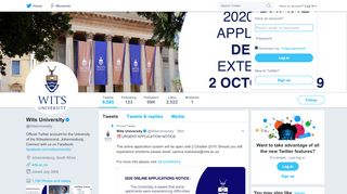 
                            7. Wits University (@WitsUniversity) | Twitter