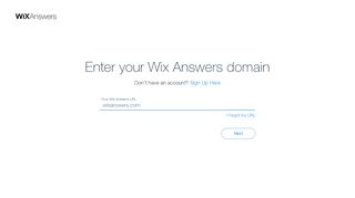 
                            10. Wix Answers Login Page