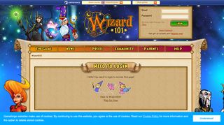 
                            4. Wizard101 - Need to Login