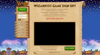 
                            3. Wizard101 Sign Up!