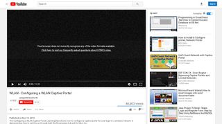 
                            8. WLAN - Configuring a WLAN Captive Portal - YouTube