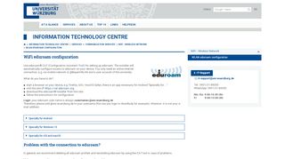 
                            2. WLAN eduroam configuration - Rechenzentrum