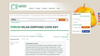 
                            1. WLan Empfang Cook-Key | Thermomix Rezeptwelt