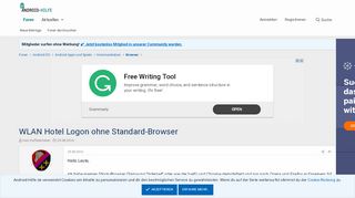 
                            9. WLAN Hotel Logon ohne Standard-Browser - Browser – Android-Hilfe.de