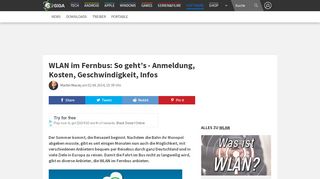 
                            1. WLAN im Fernbus: So geht’s - Anmeldung, Kosten ...