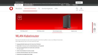 
                            8. WLAN-Kabelrouter mit integriertem WLAN-N-Router - Vodafone