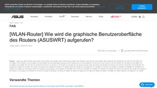 
                            1. [WLAN-Router] Wie wird die graphische Benutzeroberfläche ...