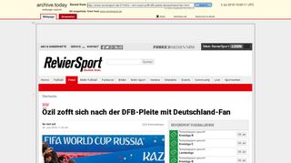 
                            9. WM: Özil zofft sich nach der DFB-Pleite mit Deutschland …