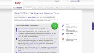 
                            2. WMACCESS Internet - Tax Relevant Financial Data