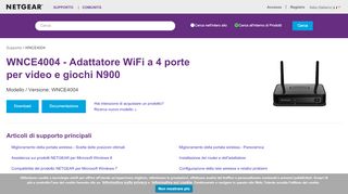 
                            7. WNCE4004 | Product | Support | NETGEAR