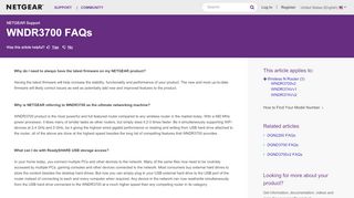 
                            5. WNDR3700 FAQs | Answer | NETGEAR Support