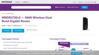 
                            2. WNDR3700v2 | N600 WiFi Router | NETGEAR Support