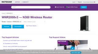 
                            8. WNR2000v3 | N300 WiFi Router | NETGEAR Support