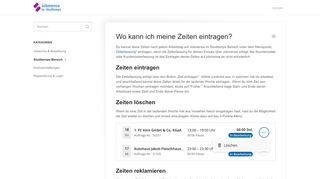 
                            3. Wo kann ich meine Zeiten eintragen? - Jobmensa Studenten ...