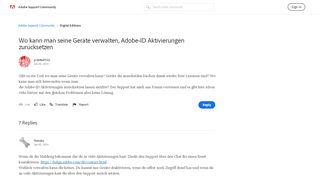 
                            8. Wo kann man seine Geräte verwalten, Adobe-ID …