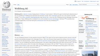 
                            2. Wolfsburg AG - Wikipedia