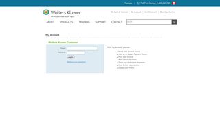 
                            2. Wolters Kluwer - MY ACCOUNT