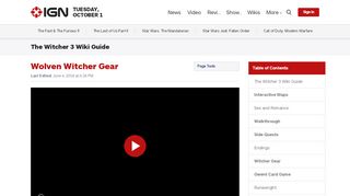 
                            9. Wolven Witcher Gear - The Witcher 3 Wiki Guide - IGN