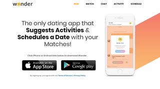 
                            4. Wonder Dating App