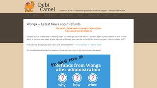 
                            4. Wonga - Latest News about refunds (updated August 2019) · Debt ...