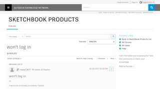 
                            9. won't log in - Autodesk Community- SketchBook Products - Autodesk ...