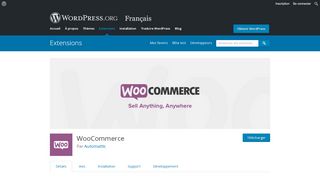 
                            8. WooCommerce – Extension WordPress | WordPress.org