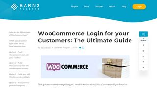 
                            2. WooCommerce Login for Customers: The Ultimate Guide