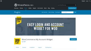 
                            8. WooCommerce My Account Widget – WordPress …