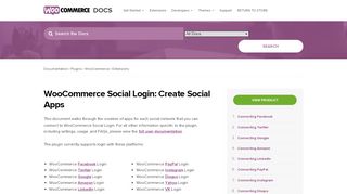 
                            4. WooCommerce Social Login: Create Social Apps