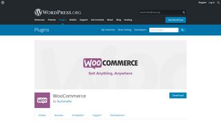 
                            9. WooCommerce – WordPress plugin | WordPress.org