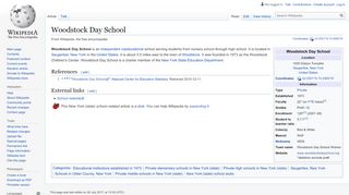 
                            3. Woodstock Day School - Wikipedia