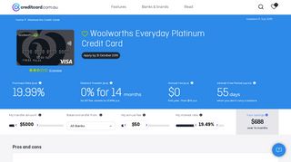 
                            11. Woolworths Everyday Platinum Visa reviewed by CreditCard ...