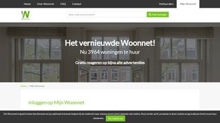 
                            3. Woonnet.nl - Mijn Woonnet - Inloggen