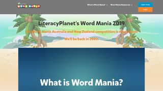 
                            1. Word Mania Australia and New Zealand 2019 | …