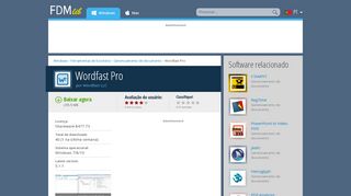 
                            7. Wordfast Pro - Baixar (versão gratuita) para PC