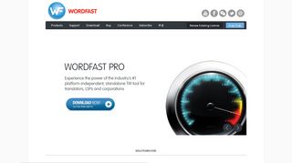 
                            1. Wordfast: World's #1 provider of platform …