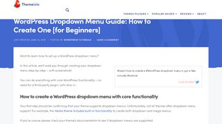 
                            3. WordPress Dropdown Menu Guide: How to Create One [for ...