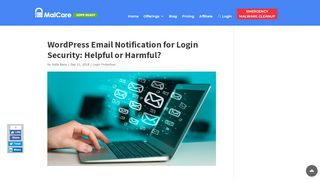 
                            8. WordPress Email Notification For Login Security: Helpful Or Harmful ...