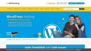 
                            1. WordPress-Hosting bei Alfahosting