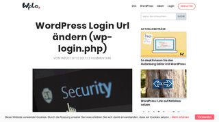 
                            4. WordPress Login Url ändern (wp-login.php) - Wplo