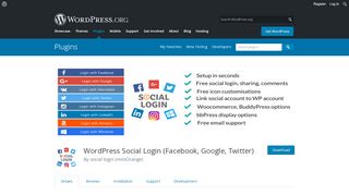 
                            5. WordPress Social Login (Facebook, Google, Twitter) – WordPress ...