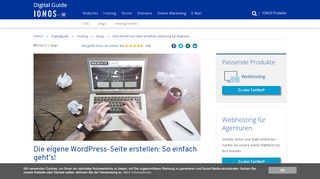 
                            3. WordPress-Website erstellen: Wordpress Anleitung für ...
