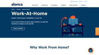 
                            2. Work-at-home, remote jobs and careers | Alorica