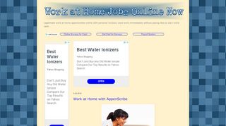 
                            6. Work at Home with AppenScribe | Work at Home …