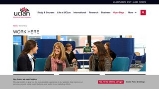 
                            3. Work at UCLan | Jobs |University of Central Lancashire