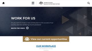 
                            5. Work For Us | Department of the Prime Minister and Cabinet